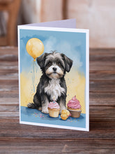 Load image into Gallery viewer, Havanese Happy Birthday Greeting Cards - Blank Note Cards – 8-Pack of Artist-Designed Cards with Envelopes