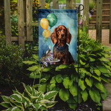 Load image into Gallery viewer, Irish Setter Happy Birthday Garden Flag –  Garden Flag by Caroline's Treasures