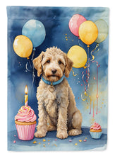 Load image into Gallery viewer, Labradoodle Happy Birthday House Flag