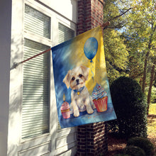 Load image into Gallery viewer, Maltese Happy Birthday House Flag
