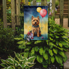 Load image into Gallery viewer, Norwich Terrier Happy Birthday Garden Flag –  Garden Flag by Caroline's Treasures