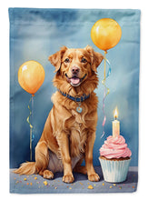 Load image into Gallery viewer, Nova Scotia Duck Tolling Retriever Happy Birthday House Flag