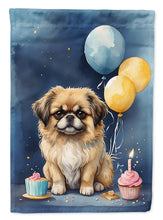 Load image into Gallery viewer, Pekingese Happy Birthday Garden Flag –  Garden Flag by Caroline's Treasures