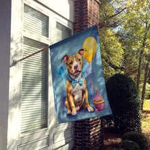 Load image into Gallery viewer, Pit Bull Terrier Happy Birthday House Flag