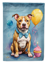 Load image into Gallery viewer, Pit Bull Terrier Happy Birthday House Flag