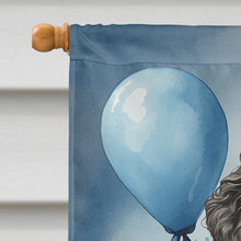 Load image into Gallery viewer, Black Standard Poodle Happy Birthday House Flag