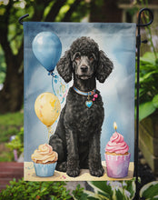 Load image into Gallery viewer, Black Standard Poodle Happy Birthday Garden Flag –  Garden Flag by Caroline's Treasures