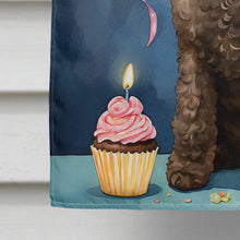 Load image into Gallery viewer, Chocolate Standard Poodle Happy Birthday House Flag