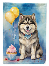 Load image into Gallery viewer, Alaskan Malamute Happy Birthday Garden Flag –  Garden Flag by Caroline's Treasures
