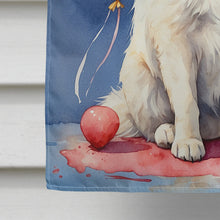 Load image into Gallery viewer, American Eskimo Happy Birthday House Flag