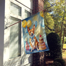 Load image into Gallery viewer, Basenji Happy Birthday House Flag
