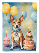 Load image into Gallery viewer, Basenji Happy Birthday House Flag