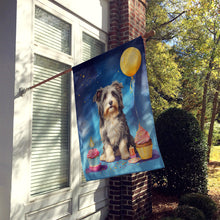 Load image into Gallery viewer, Bearded Collie Happy Birthday House Flag