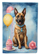 Load image into Gallery viewer, Belgian Malinois Happy Birthday House Flag