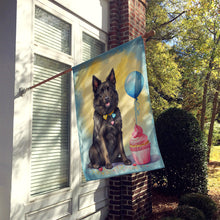 Load image into Gallery viewer, Belgian Sheepdog Happy Birthday House Flag
