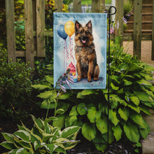Load image into Gallery viewer, Belgian Tervuren Happy Birthday Garden Flag –Dog Birthday Cupcake Yard Decor with Balloons