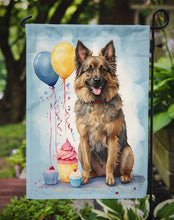 Load image into Gallery viewer, Belgian Tervuren Happy Birthday Garden Flag –Dog Birthday Cupcake Yard Decor with Balloons