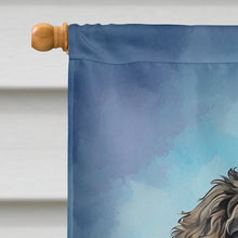 Load image into Gallery viewer, Bernedoodle Happy Birthday House Flag