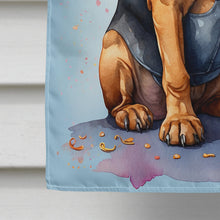 Load image into Gallery viewer, Bloodhound Happy Birthday House Flag