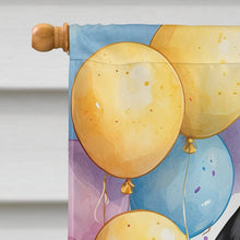 Load image into Gallery viewer, Bluetick Coonhound Happy Birthday House Flag