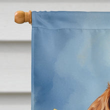 Load image into Gallery viewer, Brittany Spaniel Happy Birthday House Flag