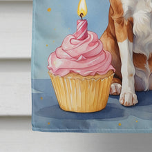 Load image into Gallery viewer, Brittany Spaniel Happy Birthday House Flag
