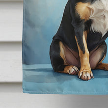 Load image into Gallery viewer, Black and Tan Chihuahua Happy Birthday House Flag