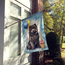 Load image into Gallery viewer, Black Chow Chow Happy Birthday House Flag