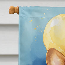 Load image into Gallery viewer, Corgi Happy Birthday House Flag