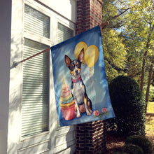 Load image into Gallery viewer, Rat Terrier Happy Birthday House Flag