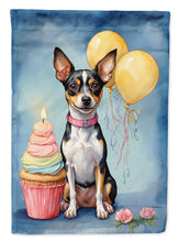 Load image into Gallery viewer, Rat Terrier Happy Birthday House Flag