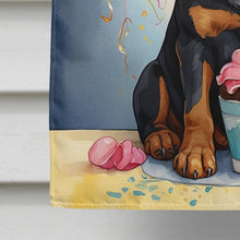 Load image into Gallery viewer, Rottweiler Happy Birthday House Flag