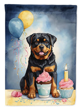 Load image into Gallery viewer, Rottweiler Happy Birthday House Flag