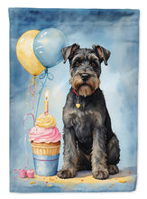 Load image into Gallery viewer, Schnauzer Happy Birthday House Flag