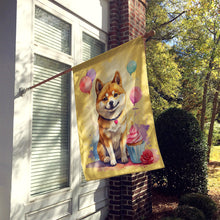 Load image into Gallery viewer, Shiba Inu Happy Birthday House Flag