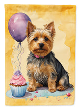 Load image into Gallery viewer, Silky Terrier Happy Birthday House Flag