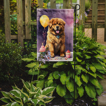 Load image into Gallery viewer, Tibetan Mastiff Happy Birthday Garden Flag –Dog Birthday Cupcake Yard Decor with Balloons