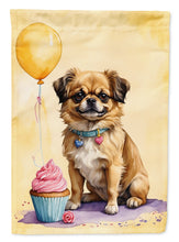Load image into Gallery viewer, Tibetan Spaniel Happy Birthday House Flag