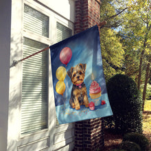 Load image into Gallery viewer, Yorkipoo Happy Birthday House Flag