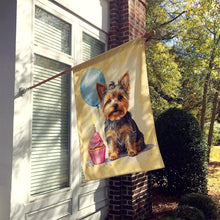Load image into Gallery viewer, Yorkshire Terrier Happy Birthday House Flag