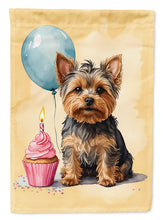 Load image into Gallery viewer, Yorkshire Terrier Happy Birthday House Flag