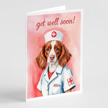 Load image into Gallery viewer, Brittany Get Well Soon Greeting Cards - Blank Note Cards – 8-Pack of Artist-Designed Cards with Envelopes