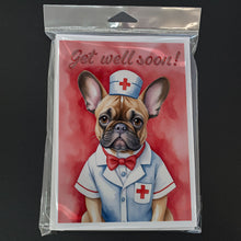 Load image into Gallery viewer, French Bulldog Get Well Soon Greeting Cards - Blank Note Cards – 8-Pack of Artist-Designed Cards with Envelopes