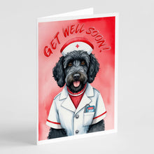 Load image into Gallery viewer, Labradoodle Get Well Soon Greeting Cards - Blank Note Cards – 8-Pack of Artist-Designed Cards with Envelopes