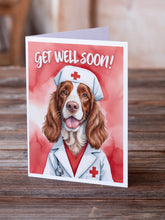 Load image into Gallery viewer, Welsh Springer Spaniel Get Well Soon Greeting Cards - Blank Note Cards – 8-Pack of Artist-Designed Cards with Envelopes
