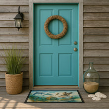 Load image into Gallery viewer, Along the coast - Crab Pelican Dolphins Doormat-24x36 Indoor / Outdoor Rug | Made in USA