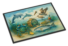 Load image into Gallery viewer, Along the coast - Crab Pelican Dolphins Doormat-24x36 Indoor / Outdoor Rug | Made in USA