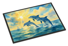 Load image into Gallery viewer, Dolphins in the Bay Doormat-24x36 Indoor / Outdoor Rug | Made in USA
