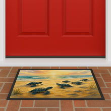 Load image into Gallery viewer, Turtle Hatchlings Doormat-24x36 Indoor / Outdoor Rug | Made in USA