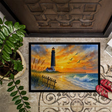 Load image into Gallery viewer, Beach Lighthouse Doormat